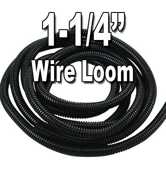 100 FT 1/4” Wire Loom Split Tubing Auto Wire Conduit Flexible Cover