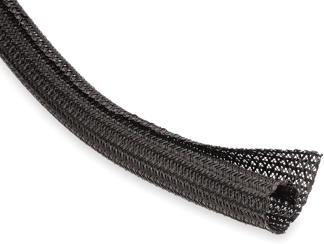 Split Wire Loom Black Wire Wrap, 5ft., 1/2″ –