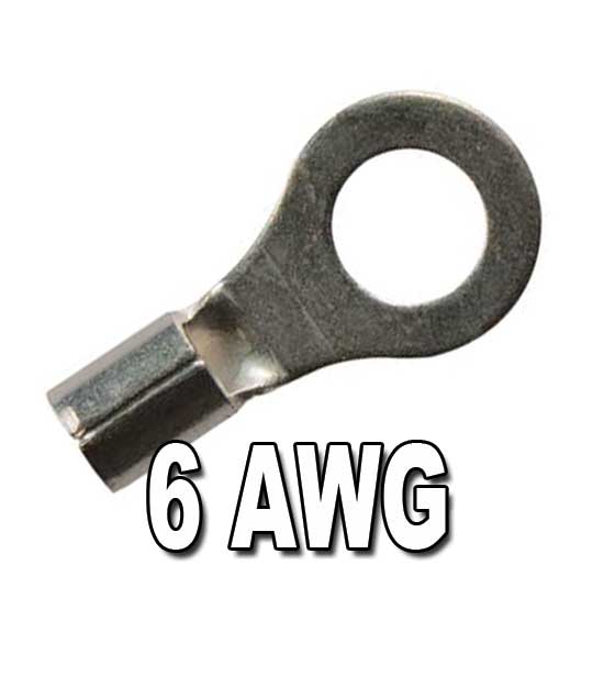 Crimp non- insulated ring