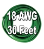Automotive Primary Wire, 18 AWG, 30 Ft. Cut
