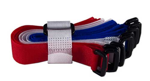 Strip-Ties - Hook & Loop Velcro Fastener with Buckle